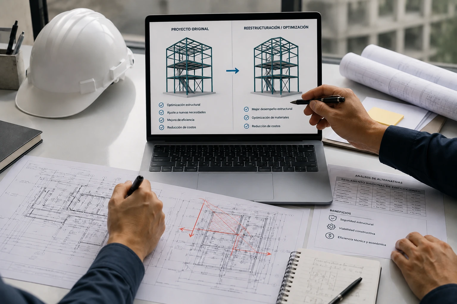 Referencia visual de Reestructuración de proyectos, ingeniería de valor y replanteos